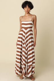 Brenda Stripe Maxi Dress