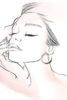 Switch BOW CHARM FLORAL PORCELAIN BLUE BRACELET 3 image