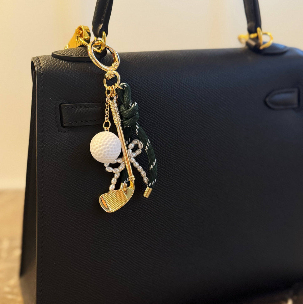 PAR TEE GOLF BAG CHARM KEYCHAIN