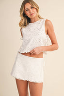 Switch EYELET TWILL SLEEVELESS TOP AND SKORT 3 image