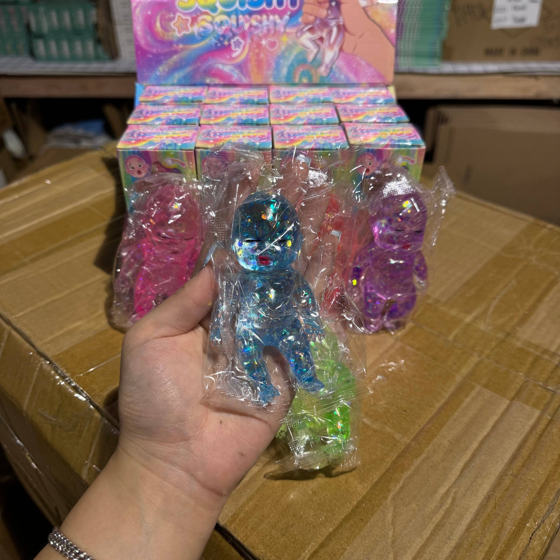 Sugar Squeeze Glitter Baby Toy | A145