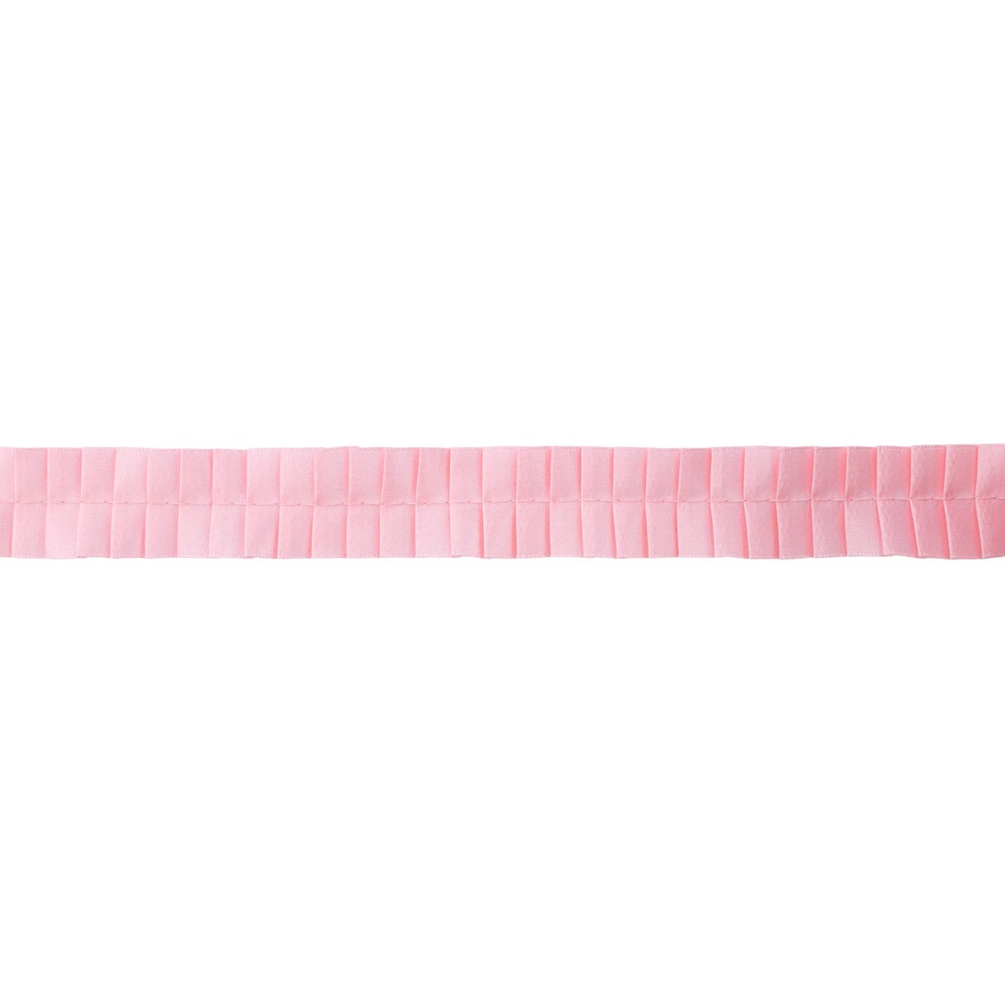 1" Pleated Ribbon | Pink | 10 Yard Roll