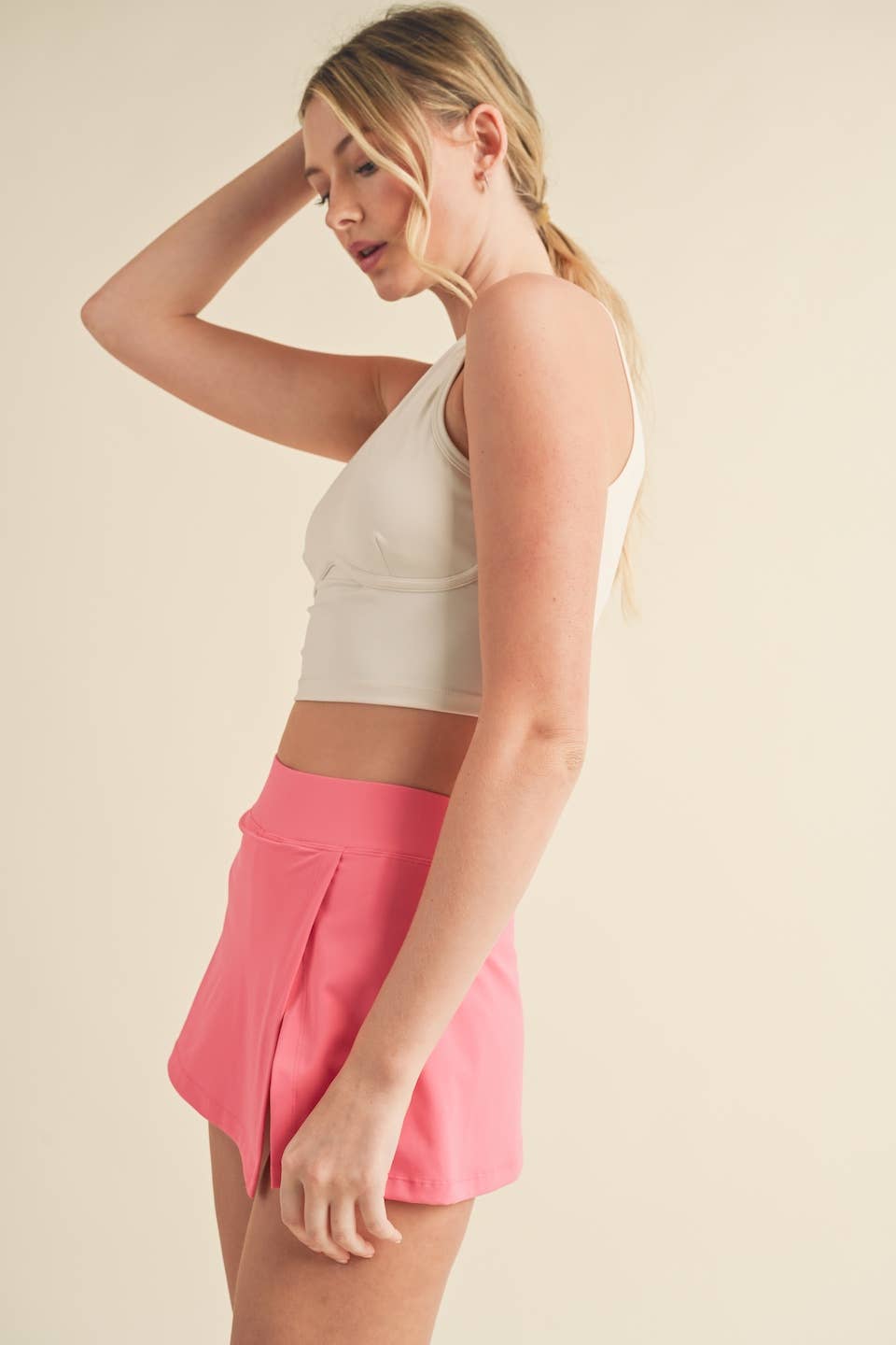Corset Inspired Cropped Tank Top