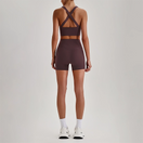 Switch Cross-Back Sports Bra Coffee 2 image