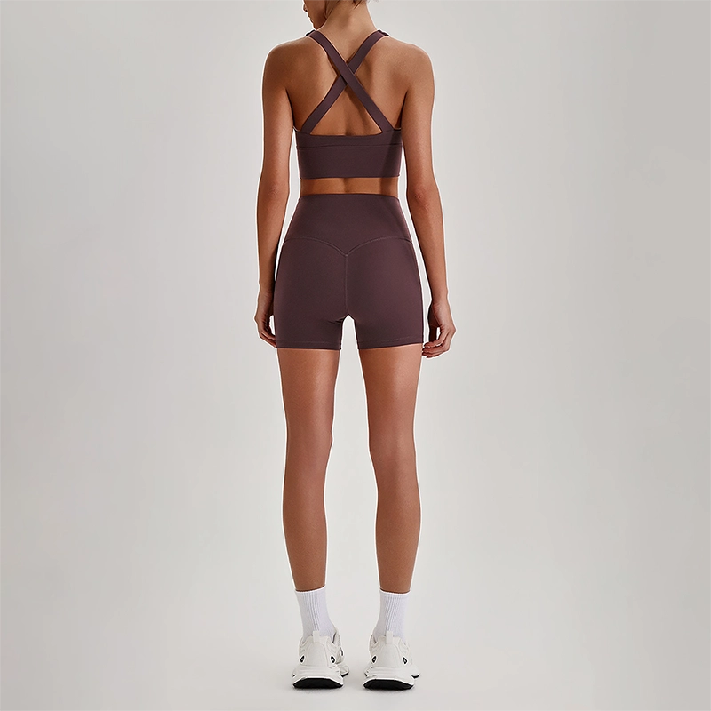 Biker Shorts  Bra Coffee