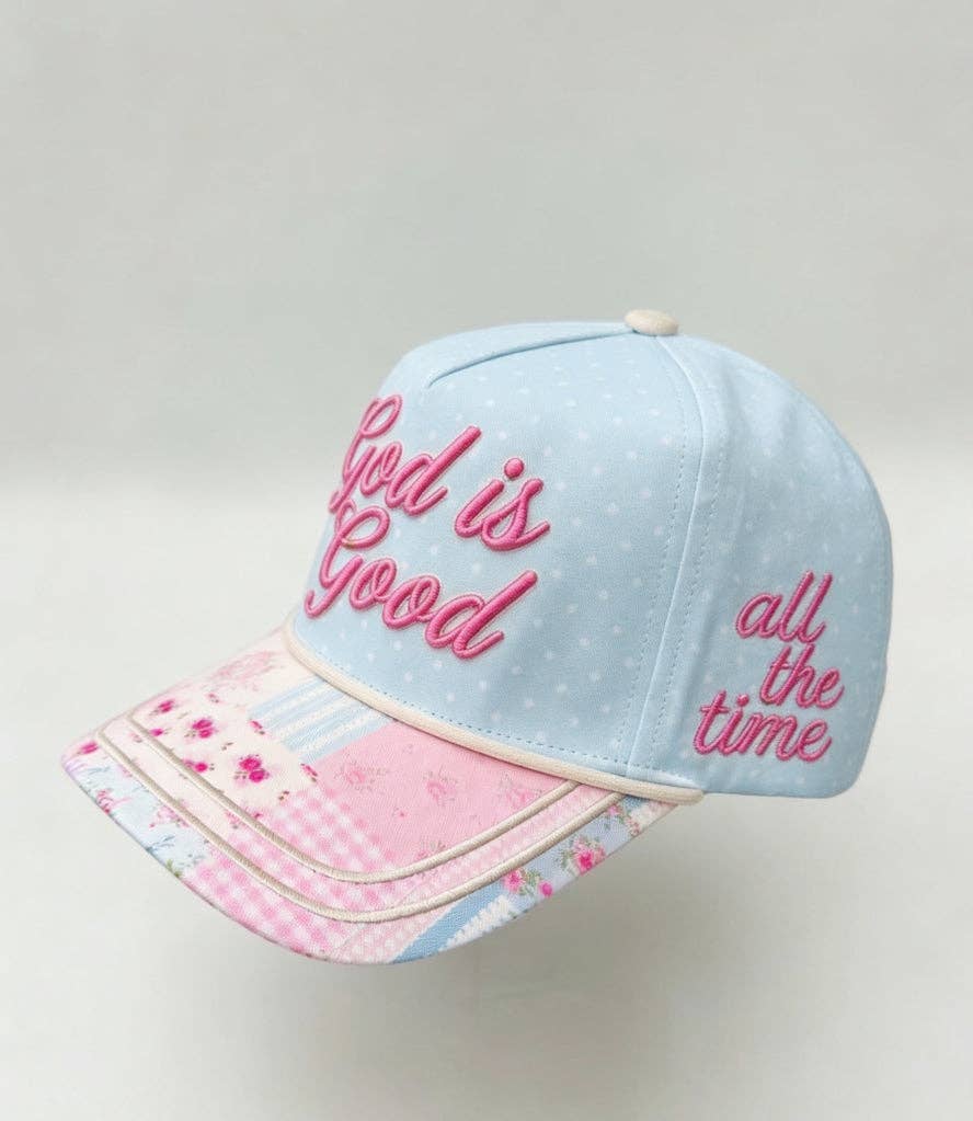 God Is Good Embroidered Hat – Adjustable Faith Hat
