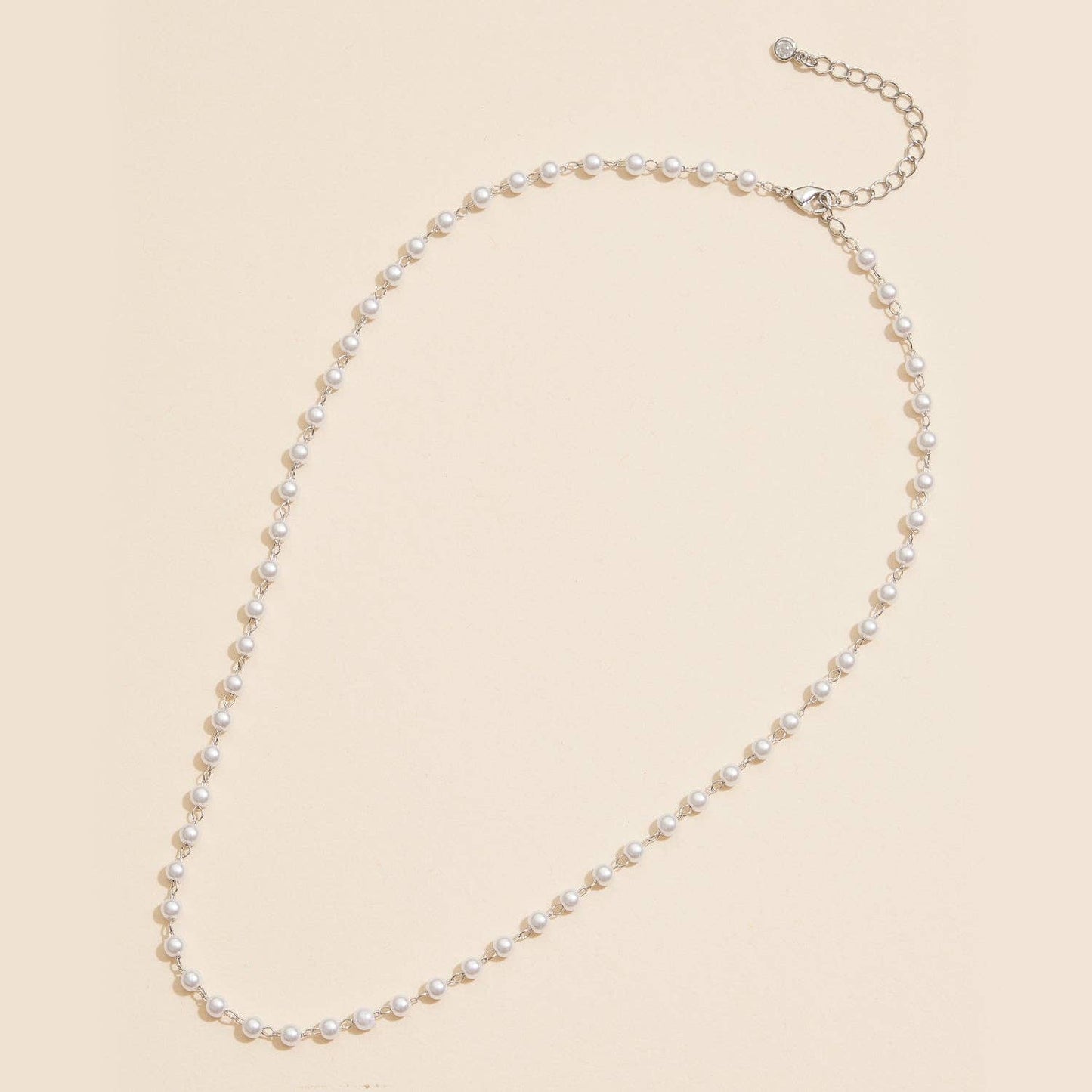 Pearl Link 18K Gold Dipped Necklace