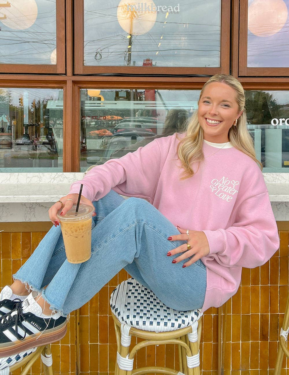 No Greater Love Unisex Crewneck: XL
