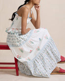 Switch WAVY FLORAL LUSCIOUS SLIP PUFFY DRESS 3 image