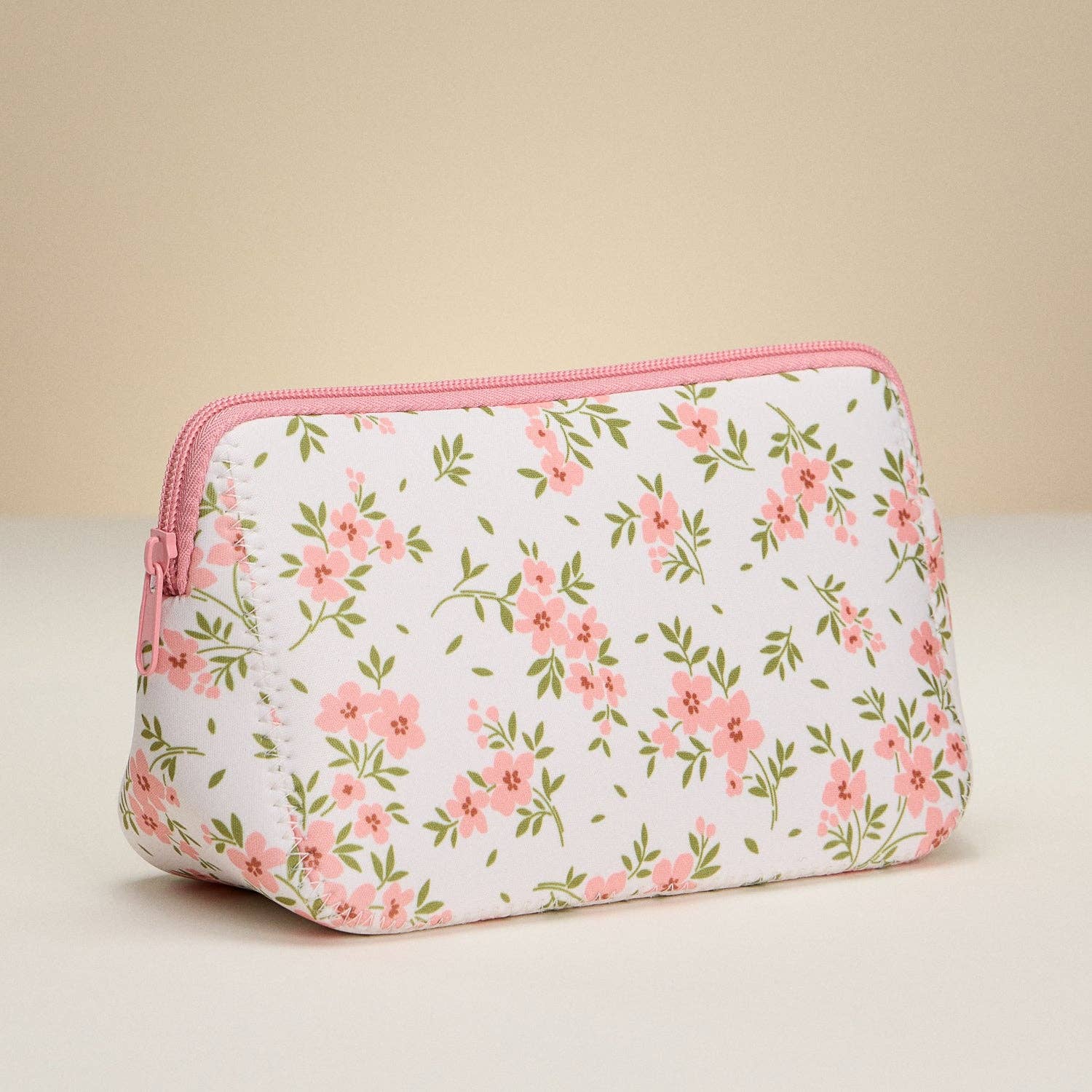 BLUSH BLOSSOM NEOPRENE POUCH