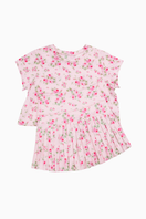 Switch The Ellie Tween Athletic Skort &amp; Slouch Tee Pink Floral Set 3 image