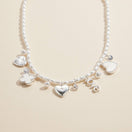 Switch PEARL CHARM NECKLACE WITH GOLD ACCENTS 3 image