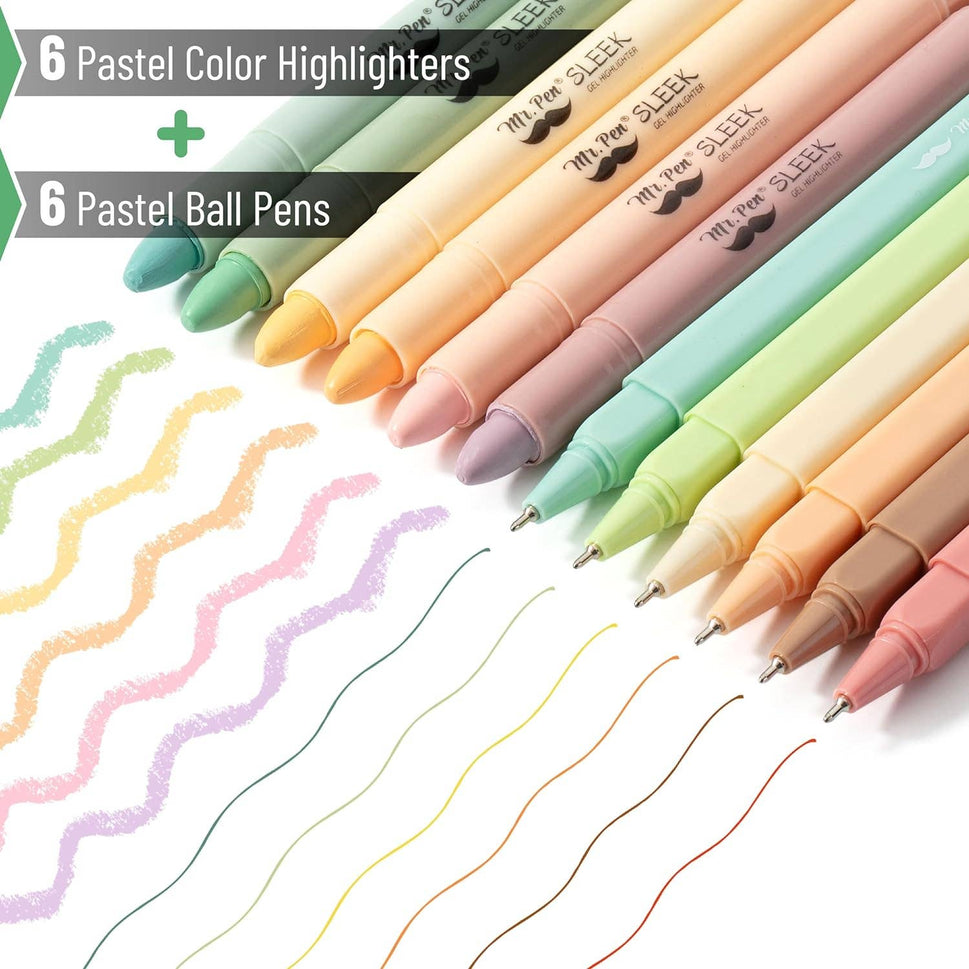 Gel Highlighters & Pens