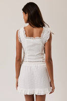 Switch SLEEVELESS SQUARE NECK RUFFLE TOP 3 image