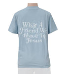Switch WHAT A FRIEND IN JESUS letter printe tee overfit T-Shirt 3 image