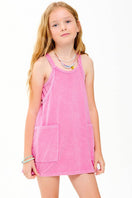 Switch Mineral Washed Dress with Built-in Romper Lining 3 image