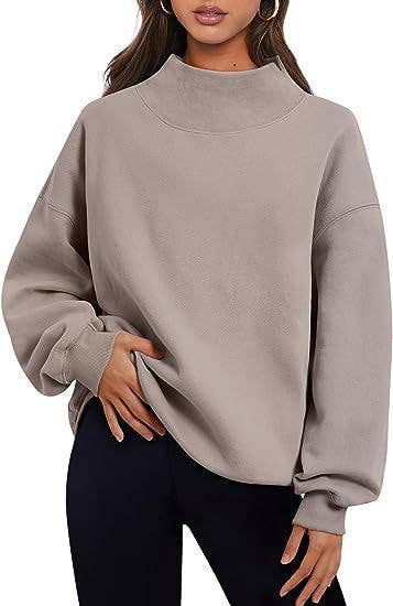 ATHLESURE PRACTICE MOCK NECK SWEATSHIRT