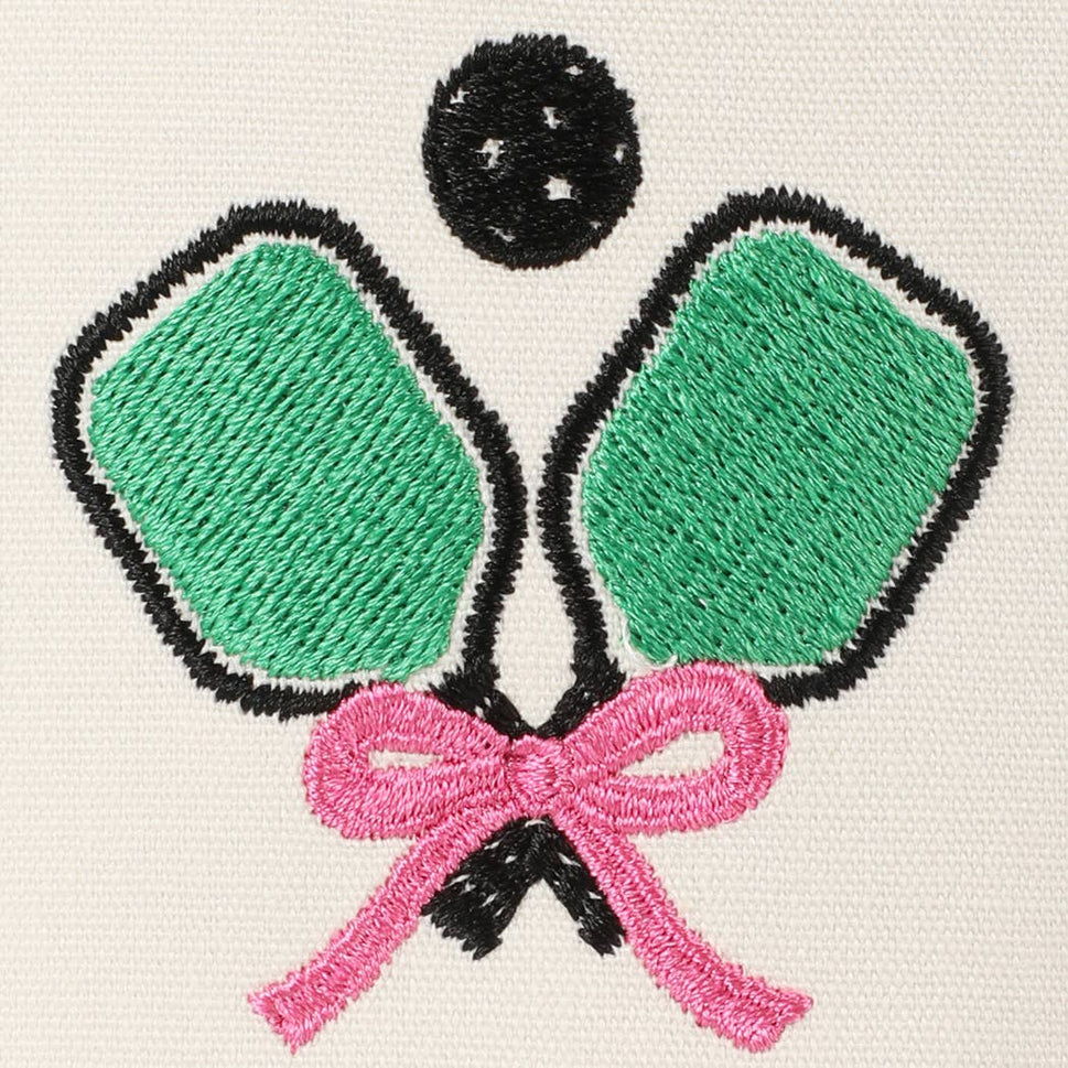 PICKLEBALL ROBBON EMBROIDERY TRUCKER HAT