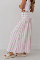 Switch STRIPED MIDI A-LINE VACATION SKIRT SET 2 image
