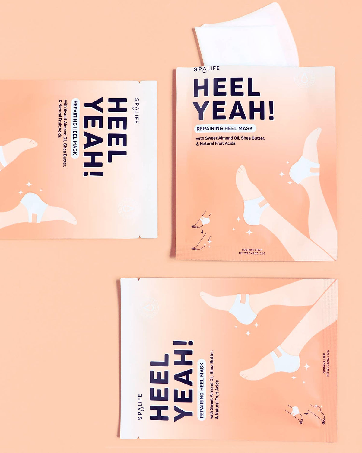 Heel Yeah! Repairing Heel Mask : 3 Pack