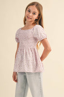 Switch TWEEN KIDS GIRLS SMOCKED TOP 3 image