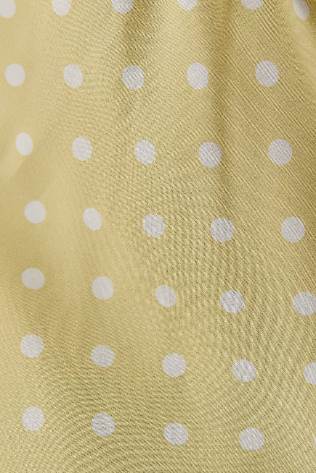 *Polka Dot Mini Dress With Attached Scarf