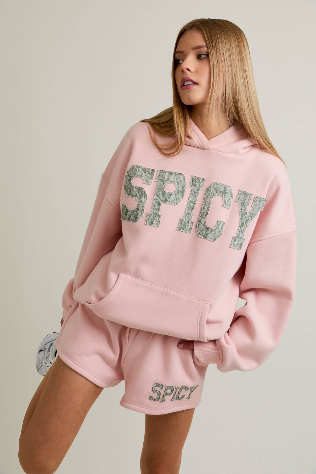 Spicy Oversized Camo Lounge Set