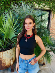 Georgia Bulldogs Multi-Strand Beaded Logo Necklace