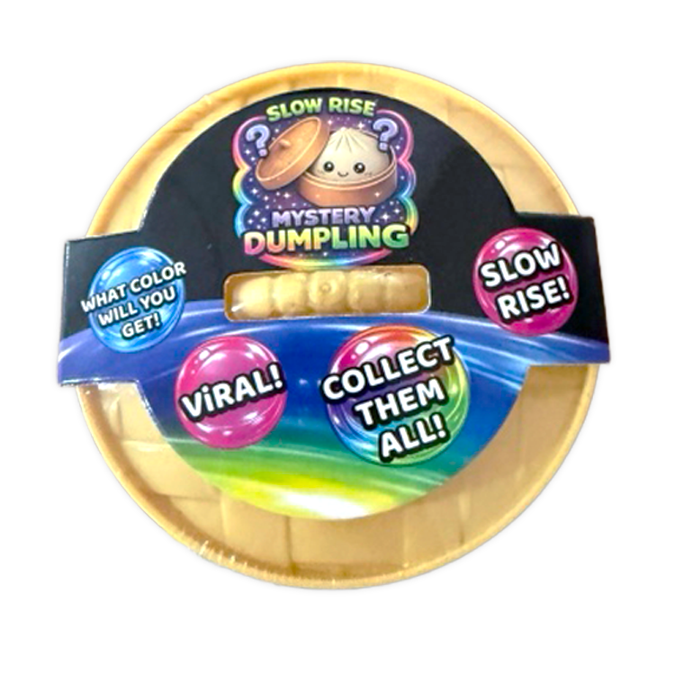 Fun Doh Mystery Slow Rise Dumpling Squishy Toy – Mystery Steamer Bun Collectibles VIRAL
