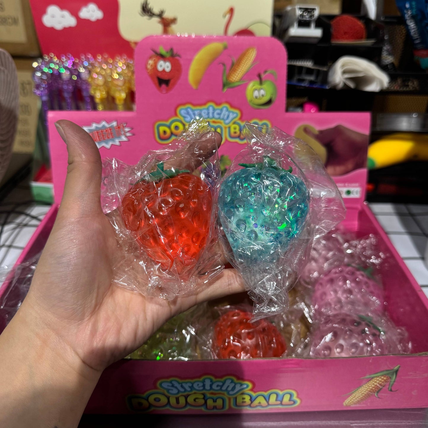 Sugar Squeeze Glitter Strawberry | A180