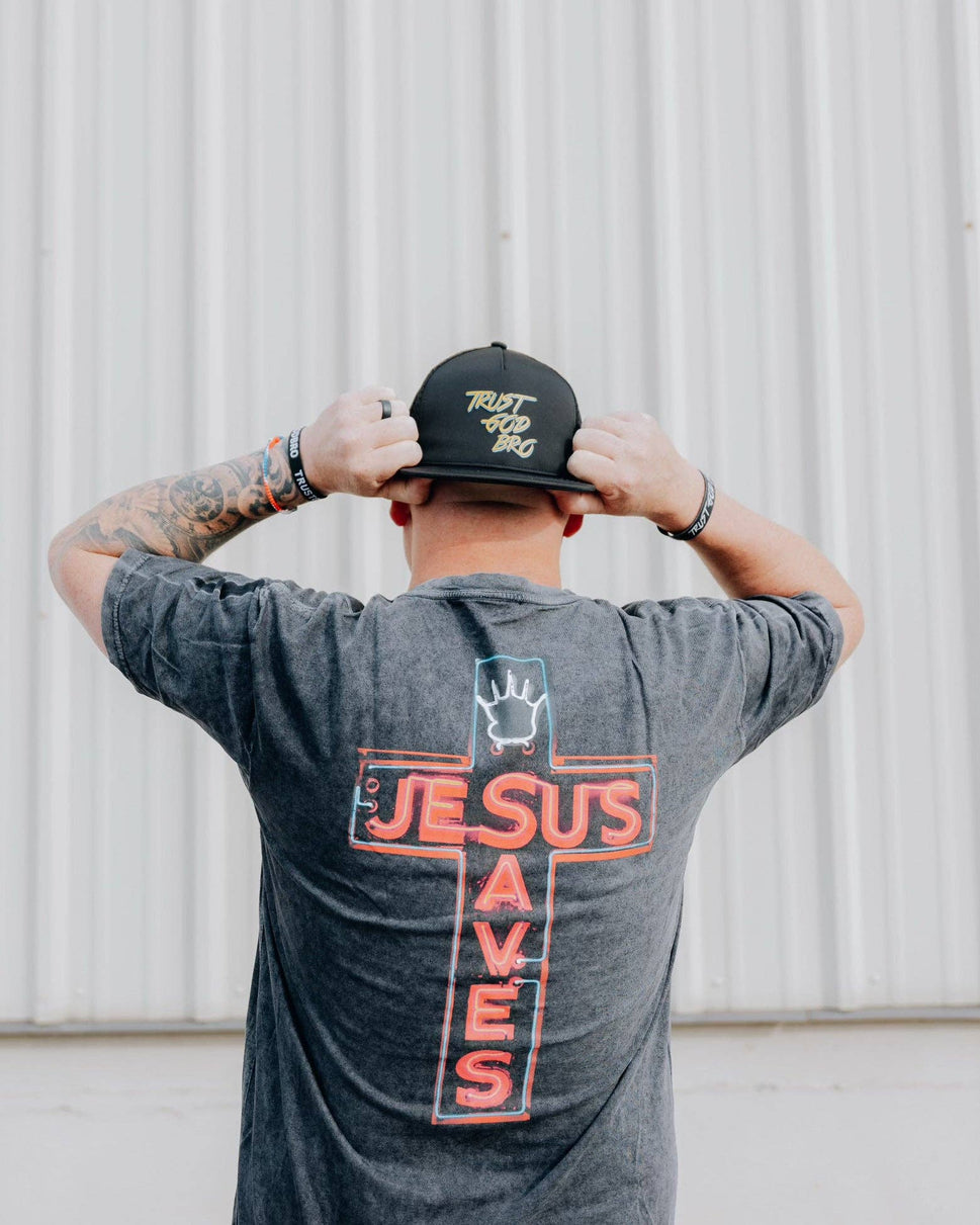 'Trust God Bro' Hat: Flat Brim