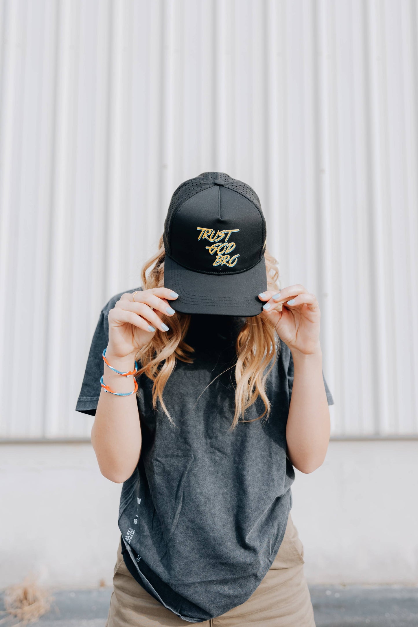 'Trust God Bro' Hat: Flat Brim
