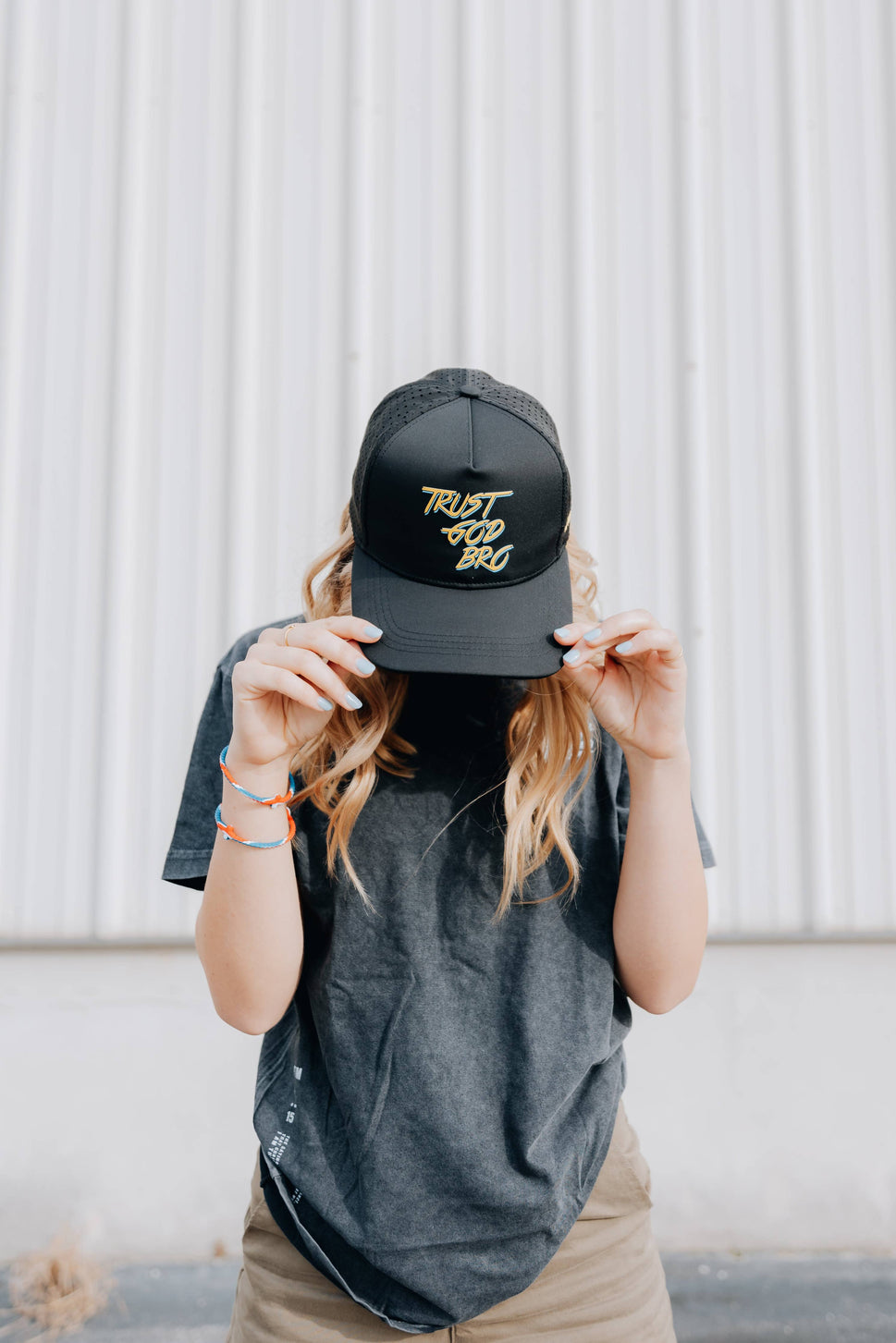 'Trust God Bro' Hat: Flat Brim