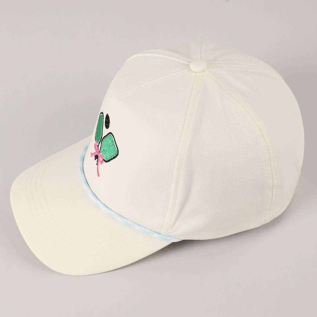 PICKLEBALL ROBBON EMBROIDERY TRUCKER HAT