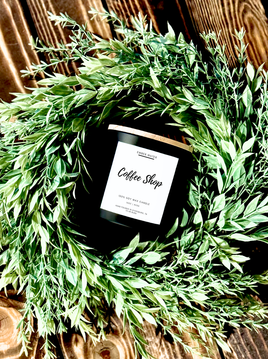 Coffee Shop 16 oz 100% Soy Candle