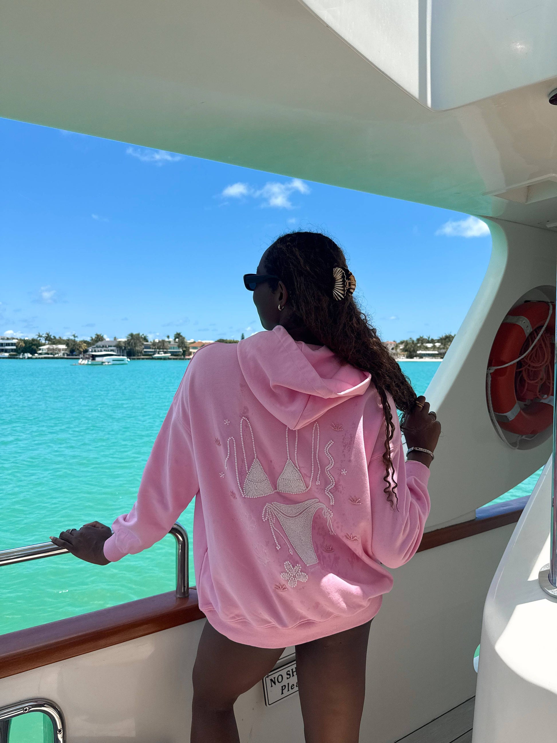 Lottie Bikini Beaded Ocean Hoodie