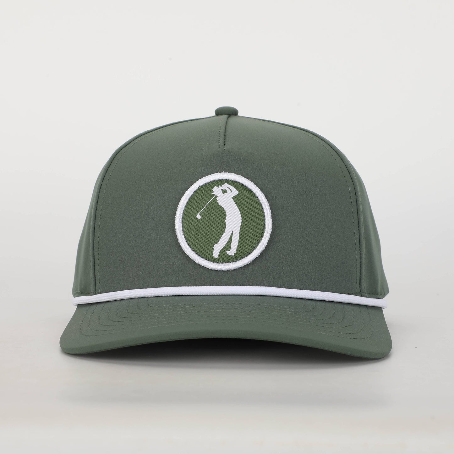 Circle Golfer Roped Hat: Green