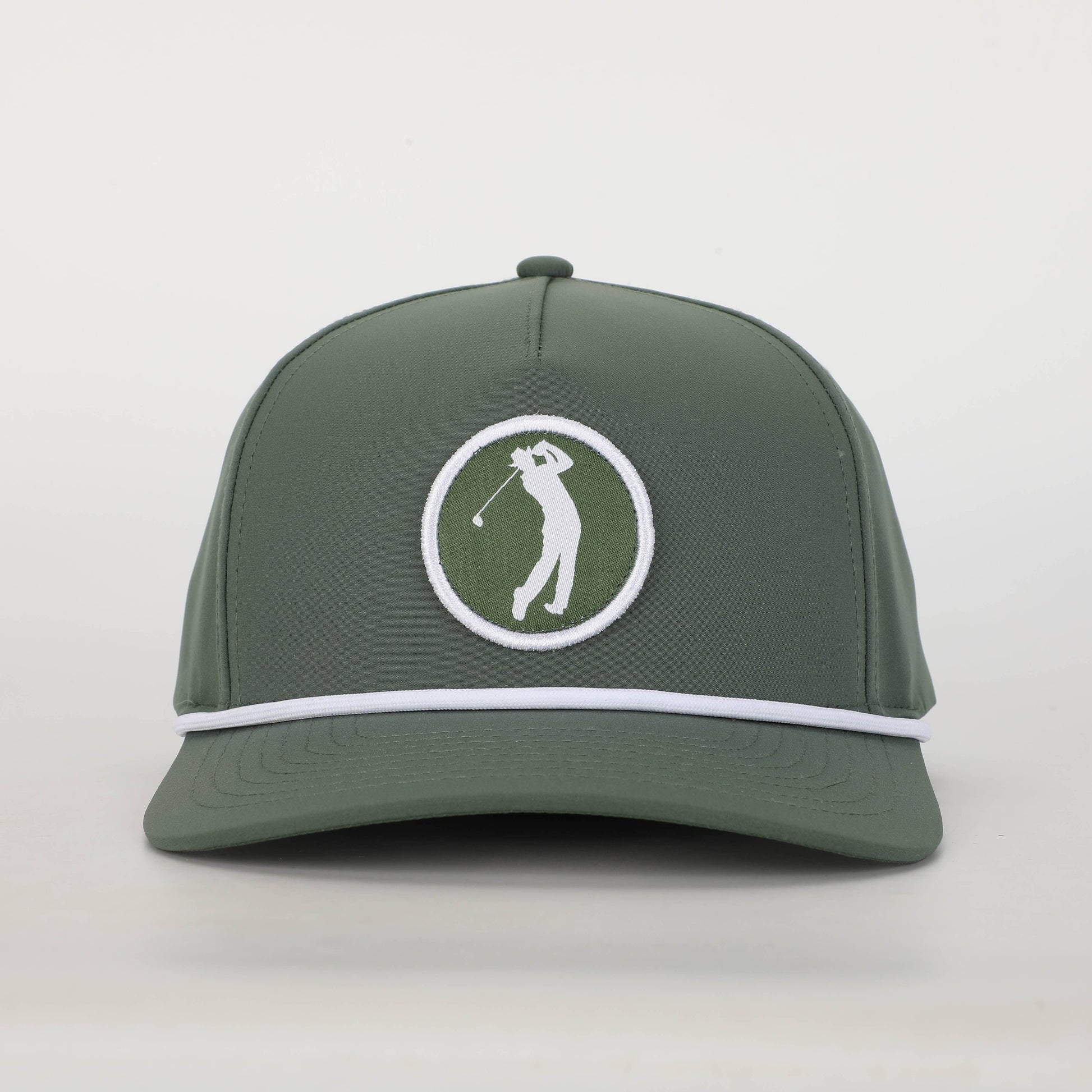 Circle Golfer Roped Hat: Green