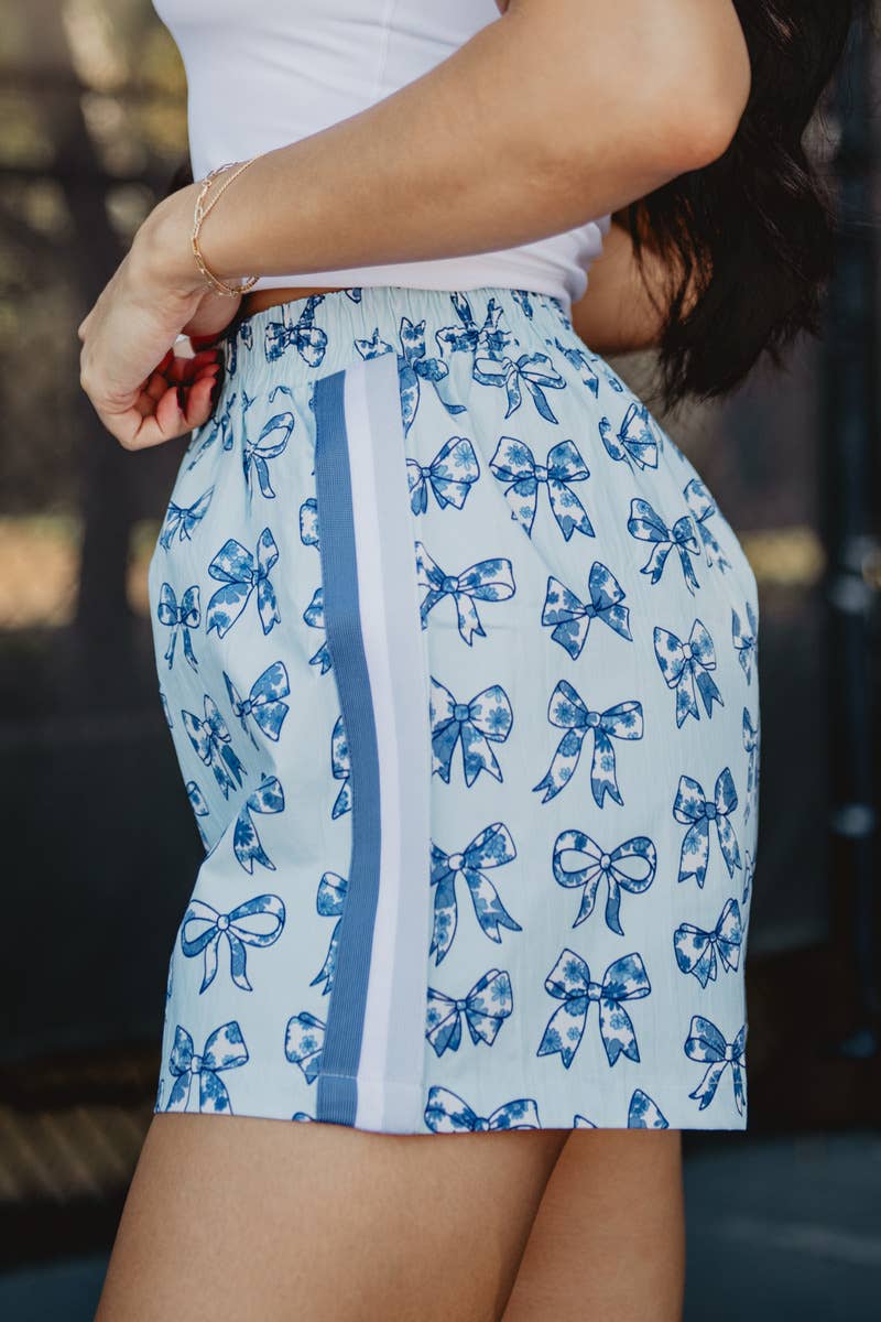Chinoiserie Coquette Bows Ladies Boxer Shorts Graduation Gif