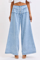 Switch 4 Button High Rise Wide Leg [AB99852LT] 1 image