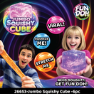 Switch Fun Doh JUMBO Squishy Cube | Green/Blue Combo 3 image