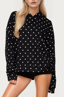 Switch Polka Dot Hooded Sweatshirt 2 image