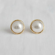 Pearl Stud Earrings