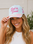 Switch God Is Good Embroidered Hat – Adjustable Faith Hat 3 image