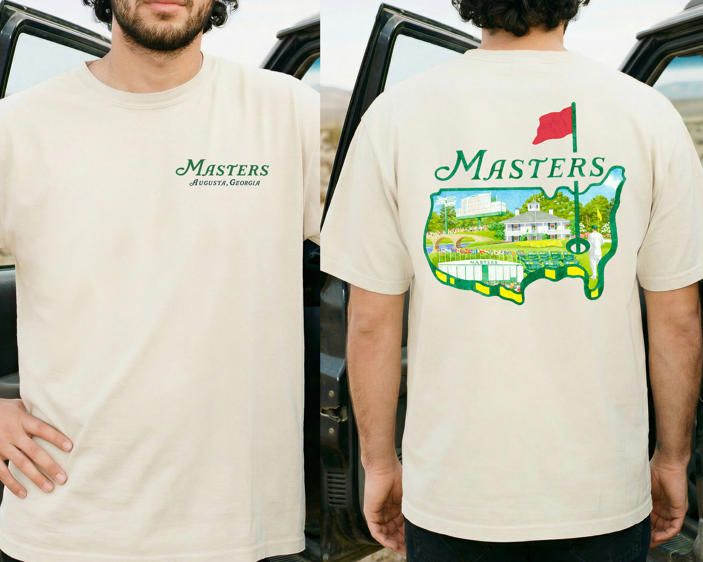 Masters Golf Tee: Bella Canvas