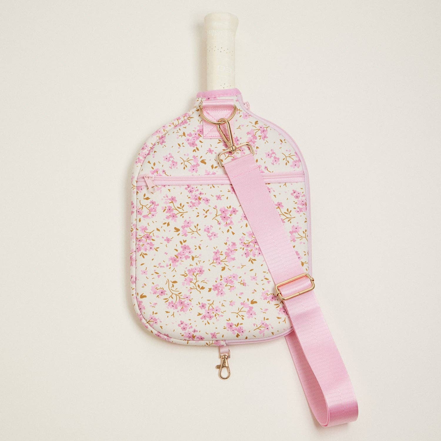 BOHO FLORAL NEOPRENE PICKLEBALL PADDLE BAG
