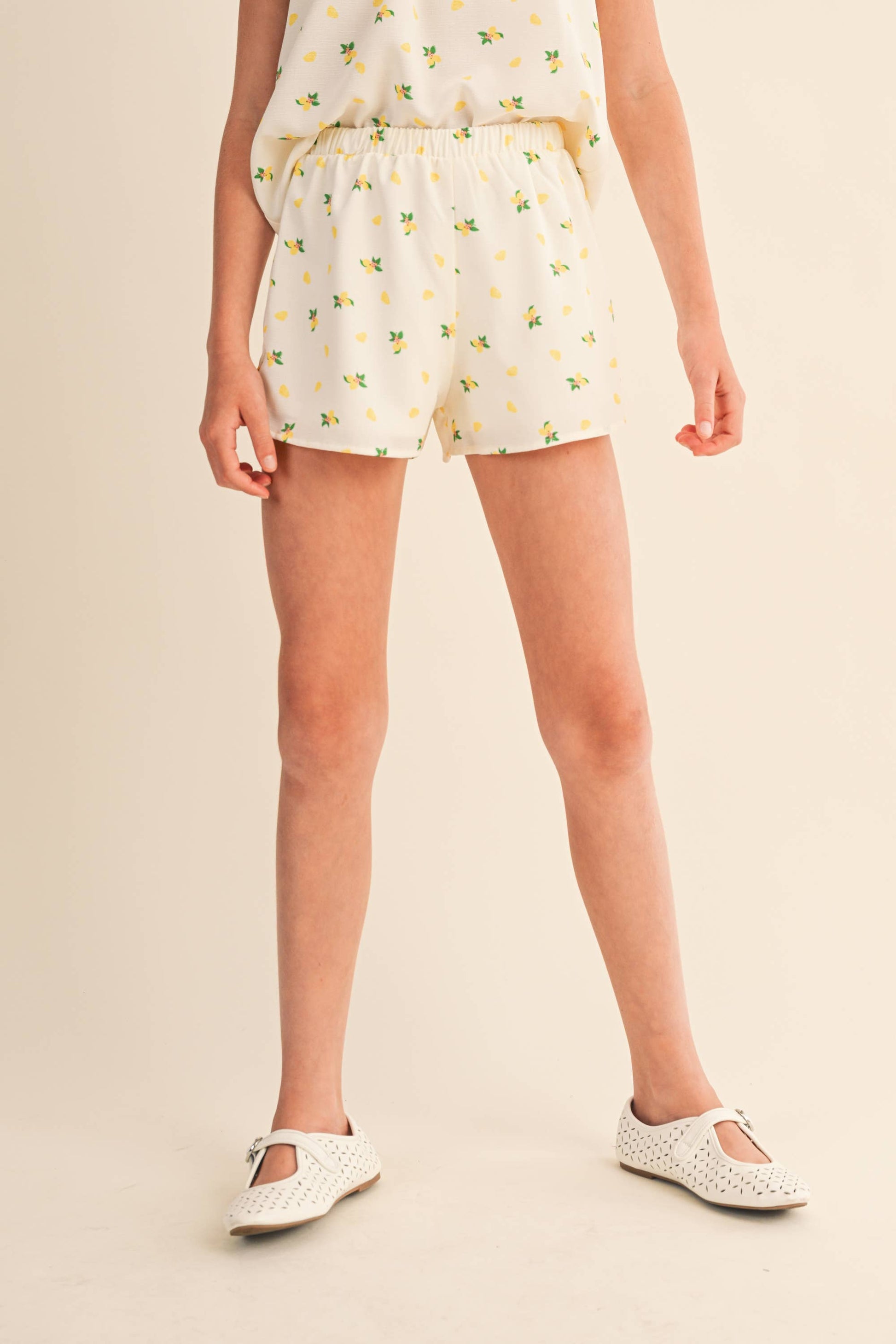TWEEN KIDS GIRLS OFF SHOULDER SHORTS SET