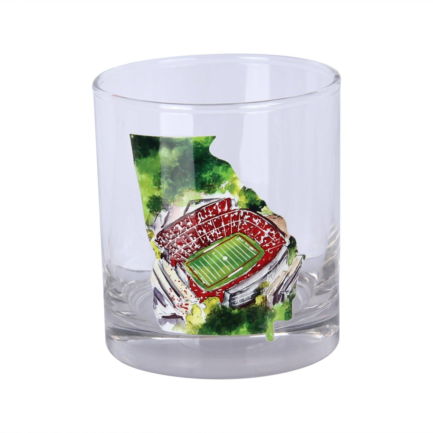 GA Stadium Rocks Glass