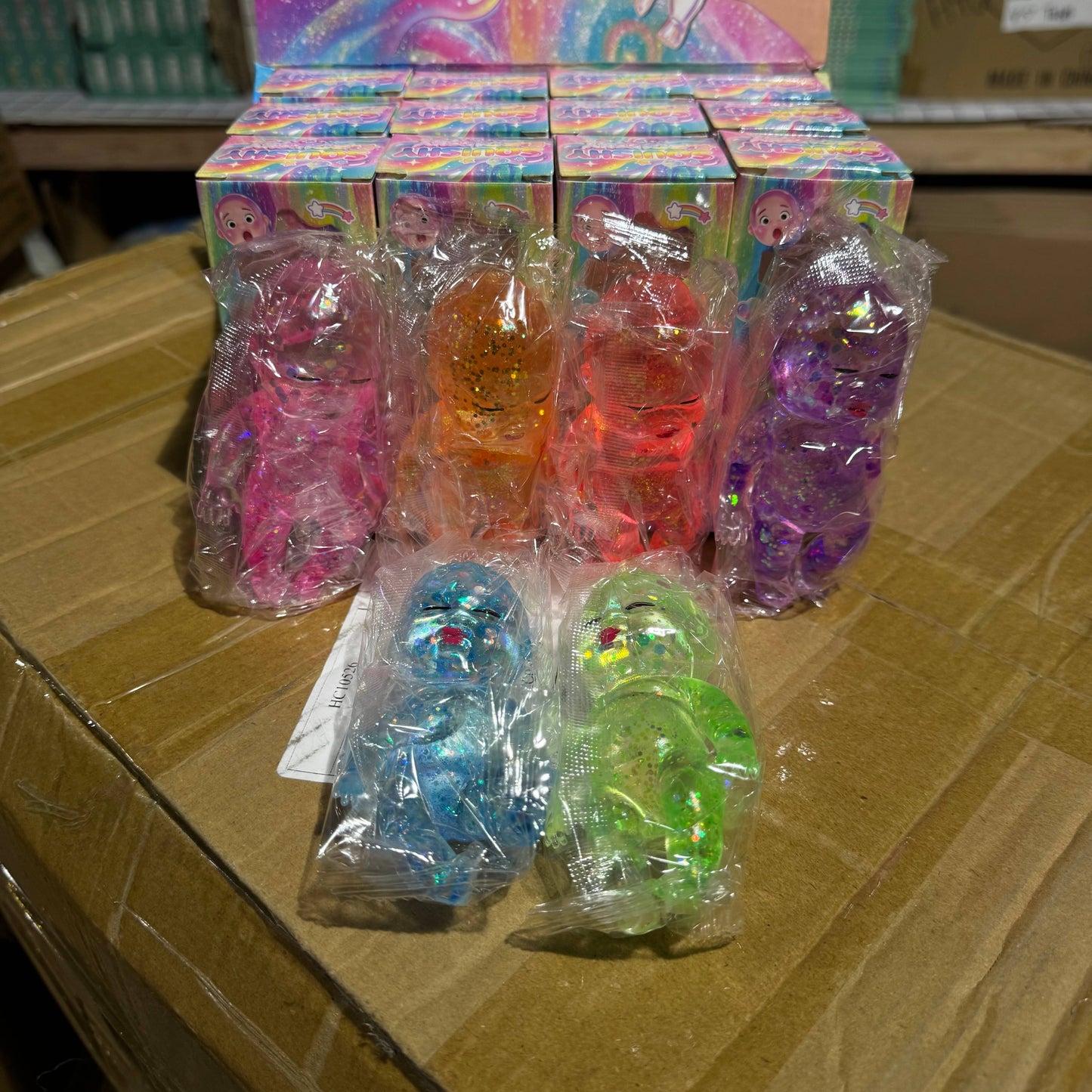 Sugar Squeeze Glitter Baby Toy | A145