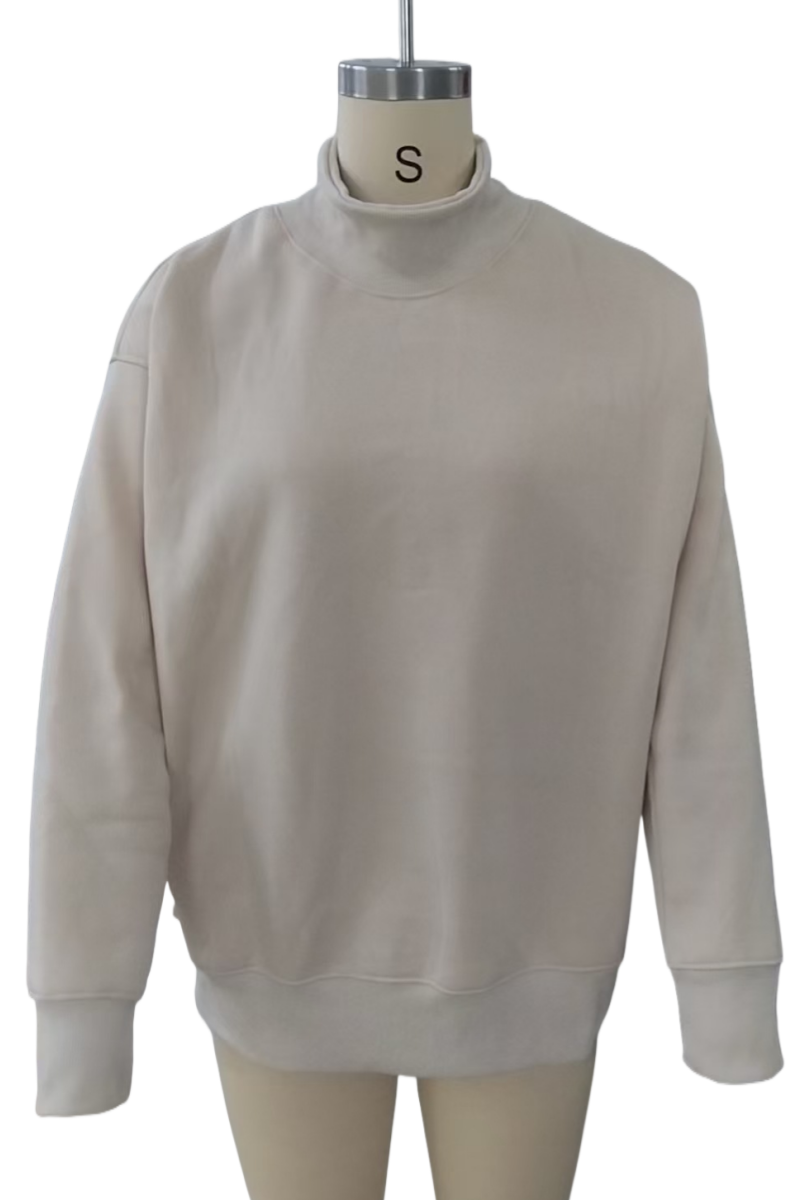 ATHLESURE PRACTICE MOCK NECK SWEATSHIRT